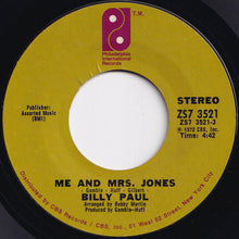 画像をギャラリービューアに読み込む, Billy Paul - Me And Mrs. Jones / Your Song (7 inch Record / Used)
