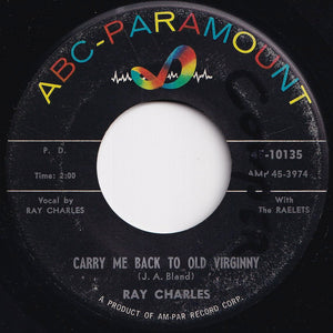 Ray Charles - Georgia On My Mind / Carry Me Back To Old Virginny (7 inch Record / Used)