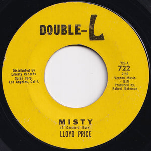 Lloyd Price And His Orchestra - Misty / Cry On (7 inch Record / Used)