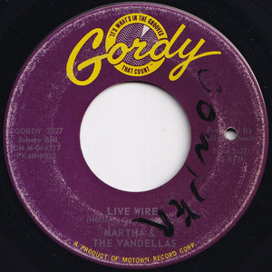 Martha & The Vandellas - Live Wire / Old Love (Let's Try It Again) (7 inch Record / Used)