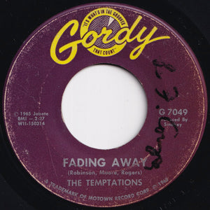 Temptations - Get Ready / Fading Away (7 inch Record / Used)