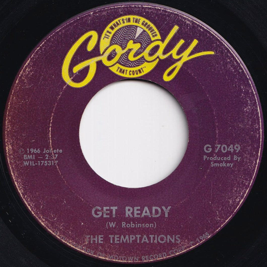 Temptations - Get Ready / Fading Away (7 inch Record / Used)