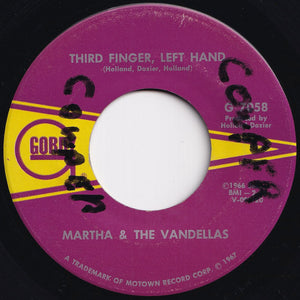 Martha & The Vandellas - Jimmy Mack / Third Finger, Left Hand (7 inch Record / Used)