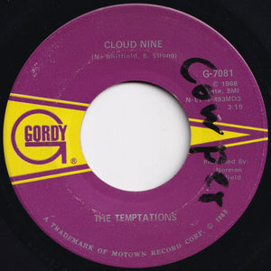 Temptations - Cloud Nine / Why Did She Have To Leave Me (Why Did She Have To Go) (7 inch Record / Used)