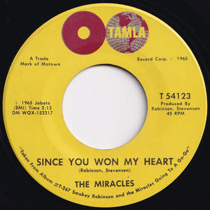 Miracles - My Girl Has Gone / Since You Won My Heart (7 inch Record / Used)