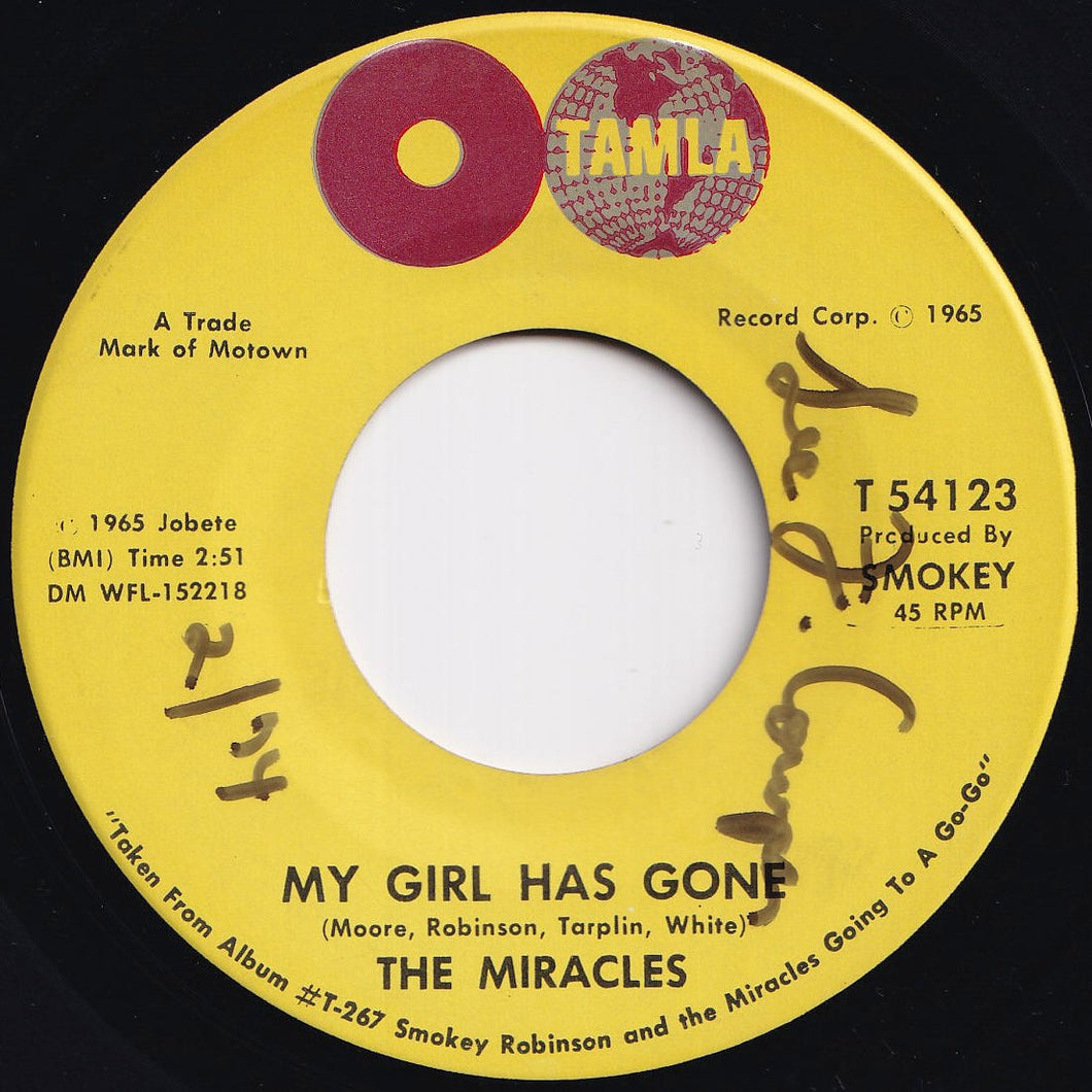 Miracles - My Girl Has Gone / Since You Won My Heart (7 inch Record / Used)