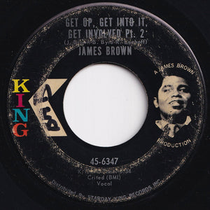 James Brown - Get Up, Get Into It, Get Involved (Part 1) / (Part 2) (7 inch Record / Used)