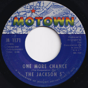 Jackson 5 - I'll Be There / One More Chance (7 inch Record / Used)