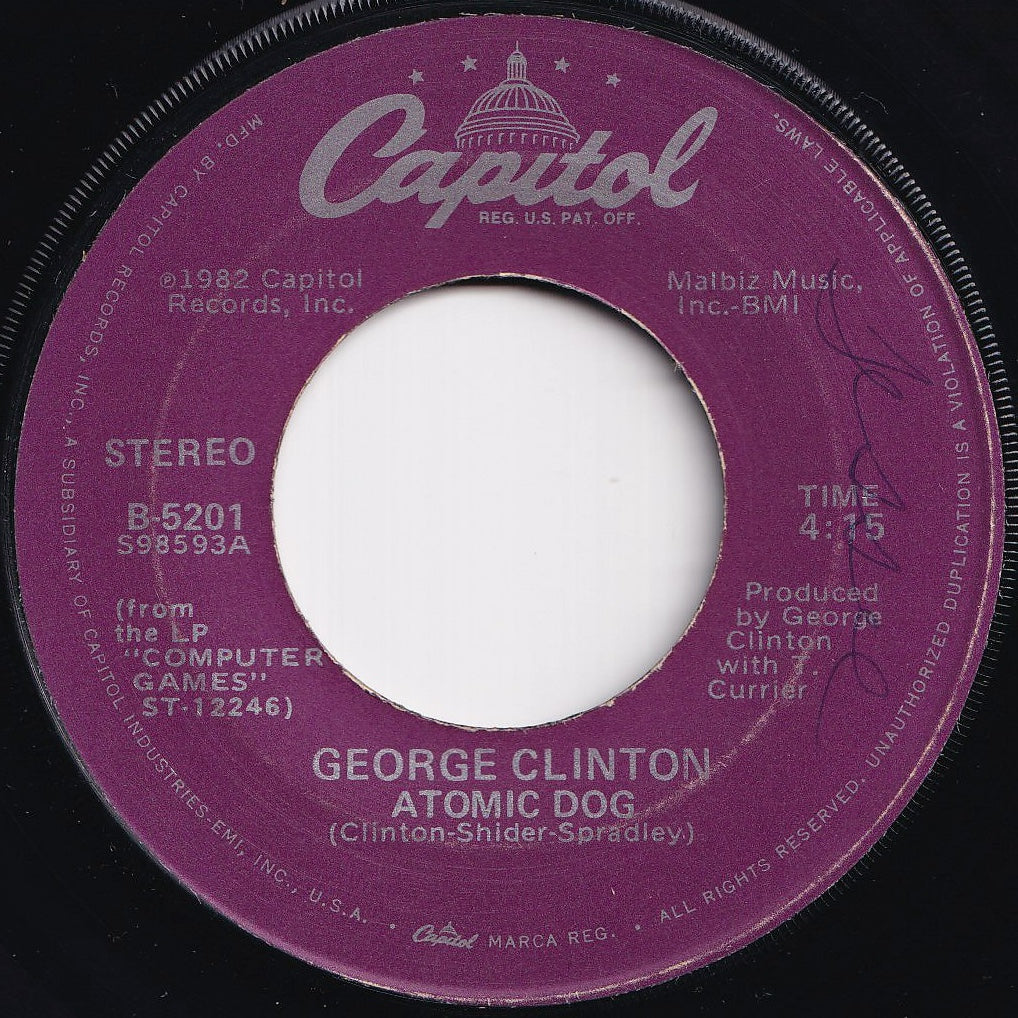 George Clinton - Atomic Dog / (Instrumental Version) (7 inch Record / Used)