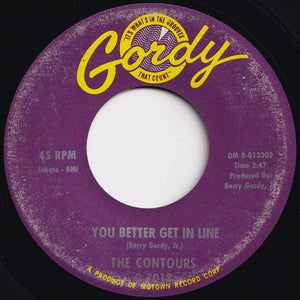 Contours - Shake Sherry / You Better Get In Line (7 inch Record / Used)