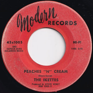 Ikettes - Peaches N Cream / The Biggest Players (7 inch Record / Used)