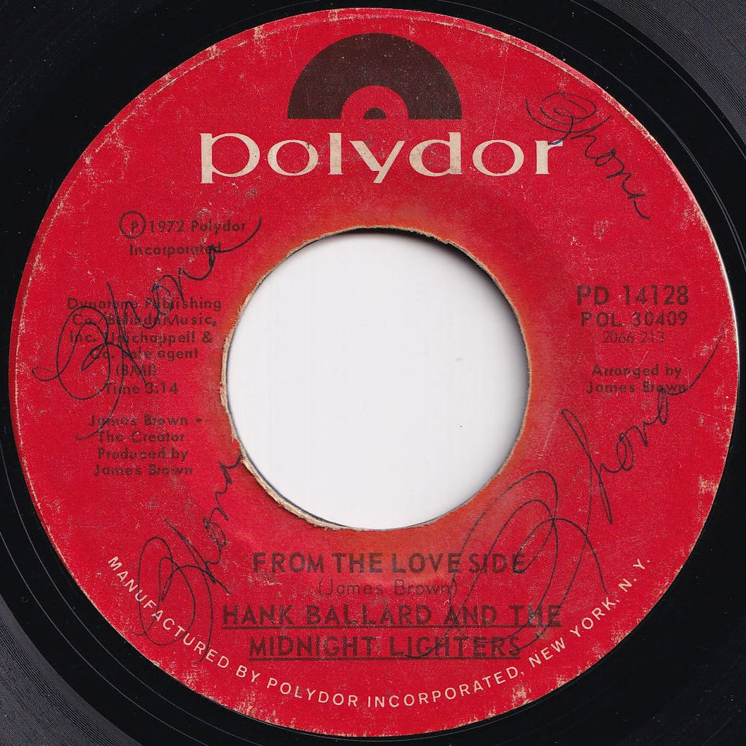 Hank Ballard And The Midnight Lighters - From The Love Side / Finger Poppin' Time (7 inch Record / Used)