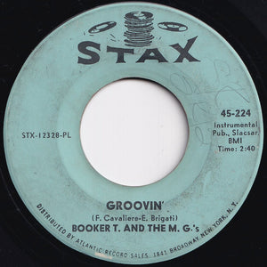 Booker T. And The M. G.'s - Groovin' / Slim Jenkin's Place (7 inch Record / Used)