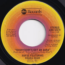 Load image into Gallery viewer, Rufus &amp; Chaka Khan - Dance Wit Me / Everybody&#39;s Got An Aura (7 inch Record / Used)
