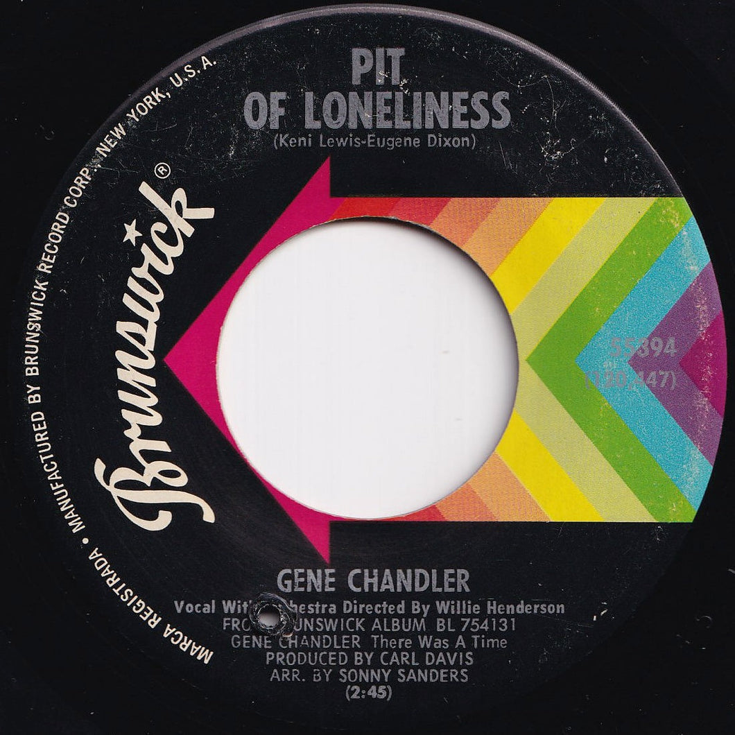 Gene Chandler - Pit Of Loneliness / Teacher Teacher (7 inch Record / Used)