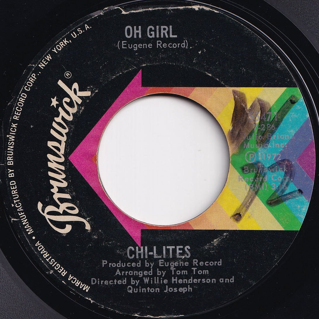 Chi-Lites - Oh Girl / Being In Love (7 inch Record / Used)