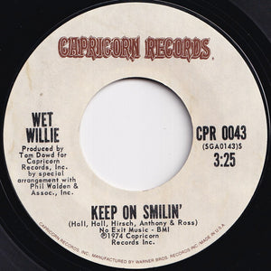 Wet Willie - Keep On Smilin' / Soul Jones (7 inch Record / Used)