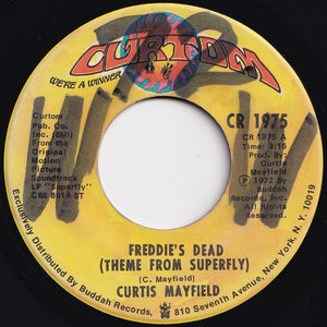 Curtis Mayfield - Freddie's Dead (Theme From Superfly) / Underground (7 inch Record / Used)