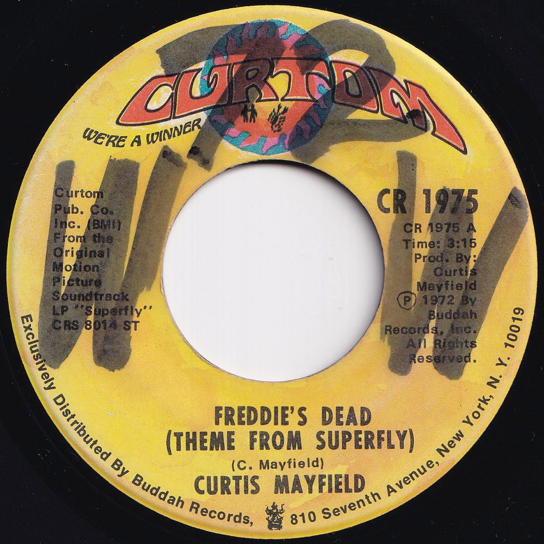 Curtis Mayfield - Freddie's Dead (Theme From Superfly) / Underground (7 inch Record / Used)