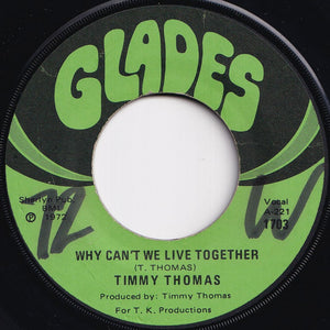 Timmy Thomas - Why Can't We Live Together / Funky Me (7 inch Record / Used)