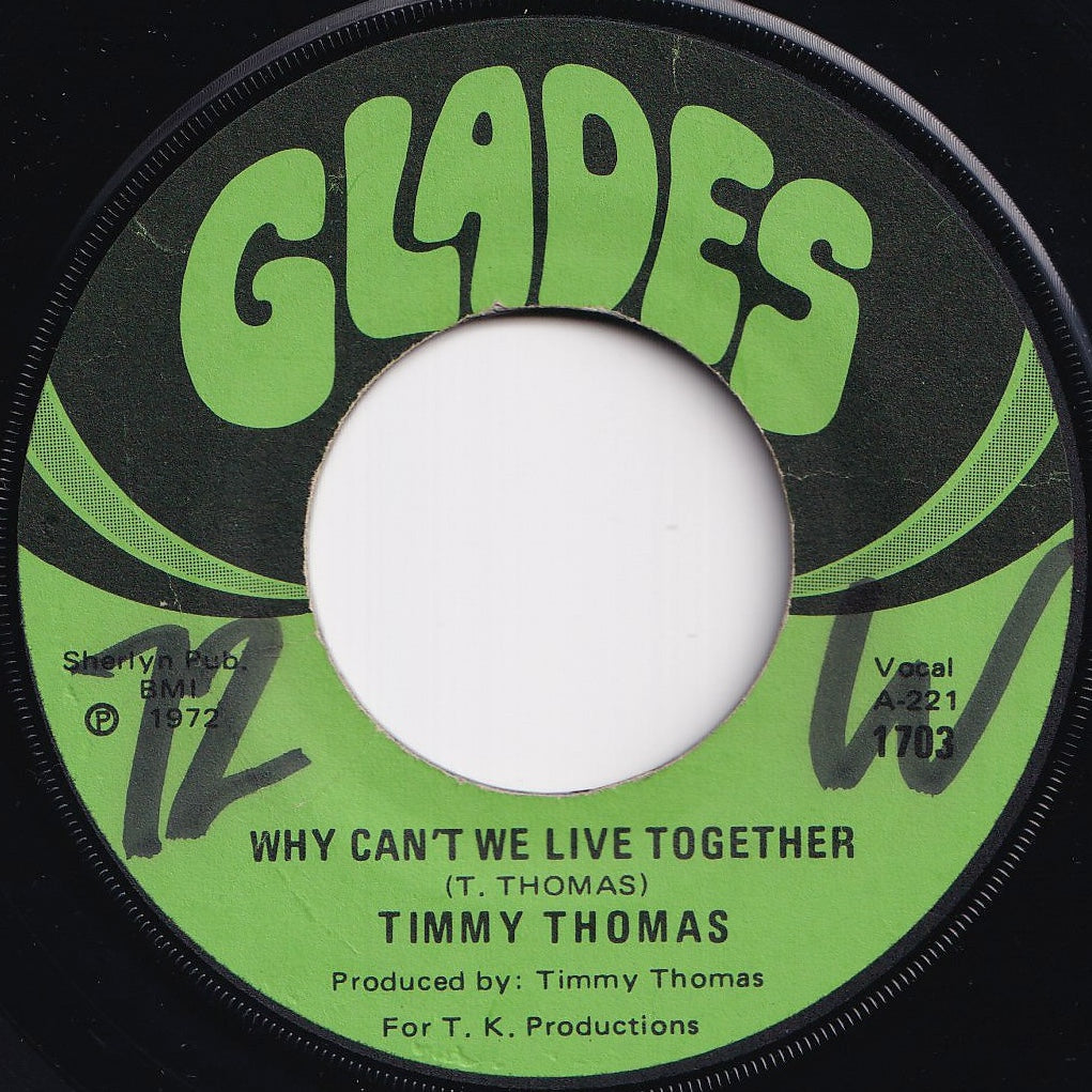 Timmy Thomas - Why Can't We Live Together / Funky Me (7 inch Record / Used)