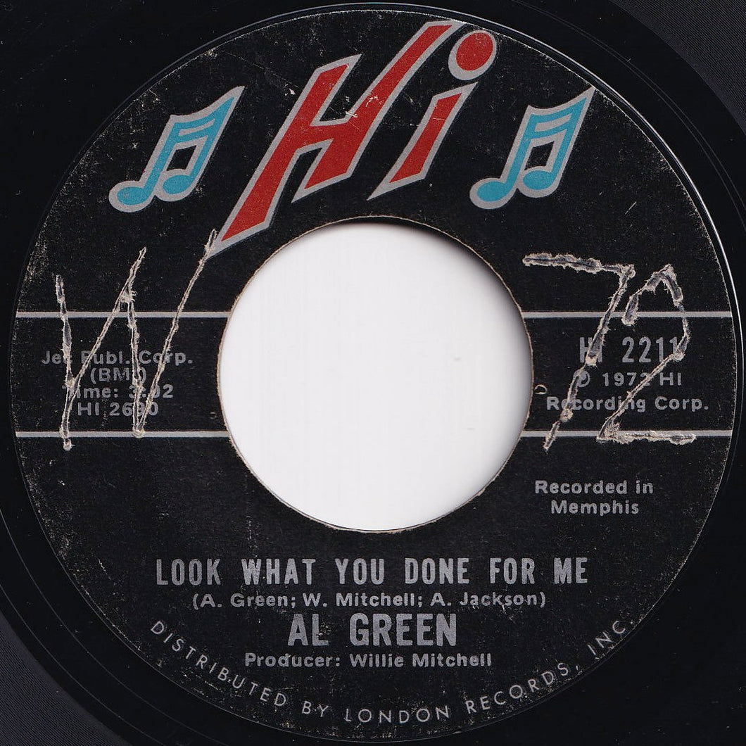 Al Green - Look What You Done For Me / La-La For You (7 inch Record / Used)