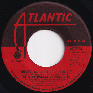 South Shore Commission - Right On Brother (Part 1) / (Part 2) (7 inch Record / Used)