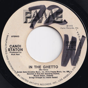 Candi Staton - In The Ghetto / Sure As Sin (7 inch Record / Used)