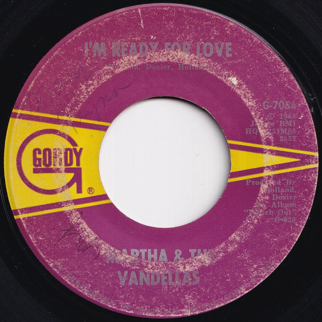 Martha & The Vandellas - I'm Ready For Love / He Doesn't Love Her Anymore (7 inch Record / Used)