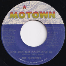 画像をギャラリービューアに読み込む, Supremes - He&#39;s My Man / Give Out, But Don&#39;t Cry Up (7 inch Record / Used)
