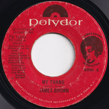 画像をギャラリービューアに読み込む, James Brown - My Thang / Public Enemy #1 (7 inch Record / Used)
