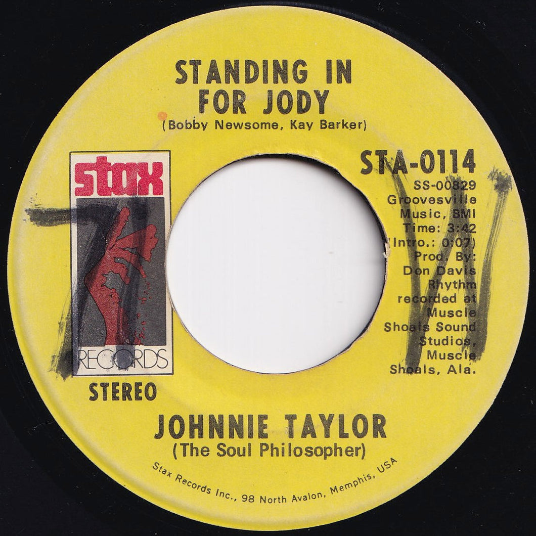 Johnnie Taylor - Standing In For Jody / Shackin' Up (7 inch Record / Used)