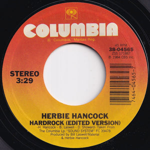 Herbie Hancock - Hardrock (Short Version) / (Edited Version) (7 inch Record / Used)