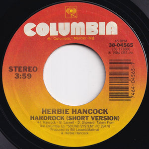 Herbie Hancock - Hardrock (Short Version) / (Edited Version) (7 inch Record / Used)