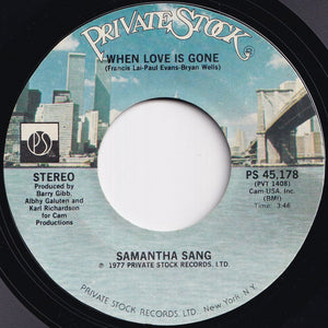 Samantha Sang - Emotion / When Love Is Gone (7 inch Record / Used)