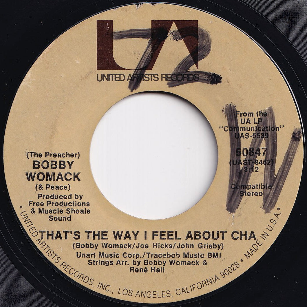 Bobby Womack - That's The Way I Feel About Cha / Come L'Amore (7 inch Record / Used)