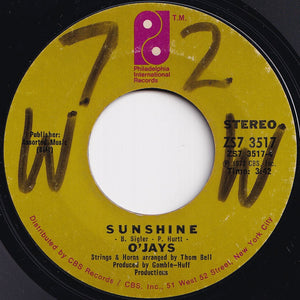 O'Jays - Back Stabbers / Sunshine (7 inch Record / Used)