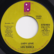 画像をギャラリービューアに読み込む, Lou Rawls - Lady Love / Send In The Clowns (7 inch Record / Used)
