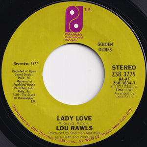 Lou Rawls - Lady Love / Send In The Clowns (7 inch Record / Used)