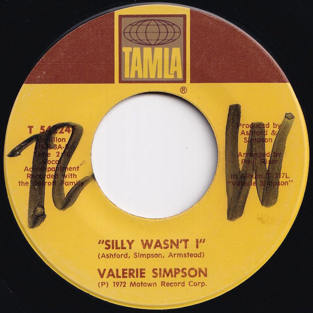 Valerie Simpson - Silly Wasn't I / I Believe I'm Gonna Take This Ride (7 inch Record / Used)