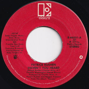 Patrice Rushen - Haven't You Heard / Keepin' Faith In Love (7 inch Record / Used)