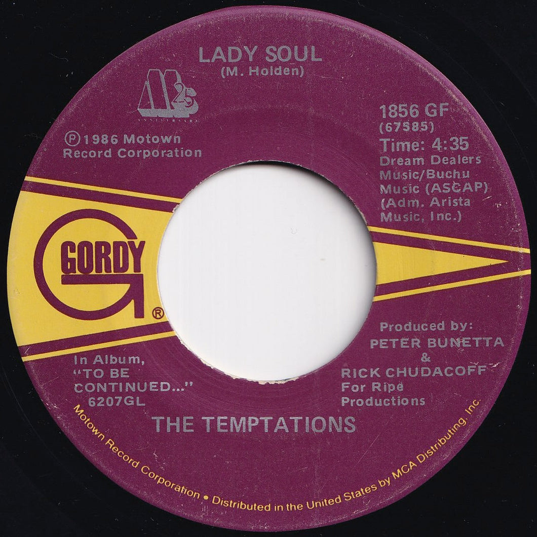 Temptations - Lady Soul / Put Us Together Again (7 inch Record / Used)