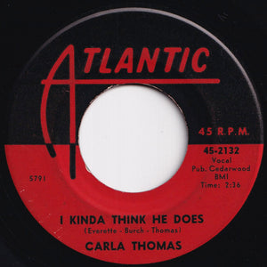 Carla Thomas - The Masquerade Is Over / I Kinda Think He Does (7 inch Record / Used)