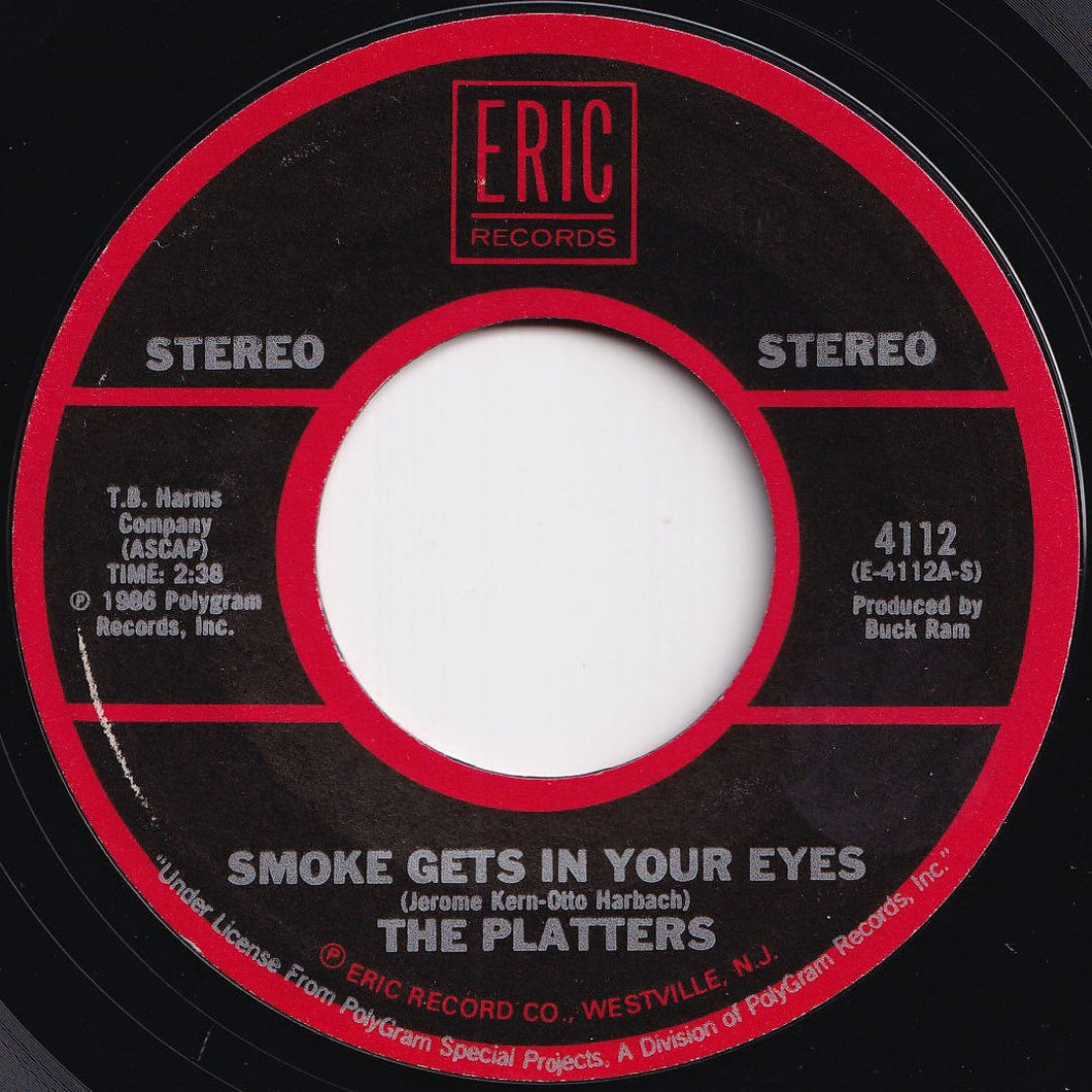 Platters - Smoke Gets In Your Eyes / Harbor Lights (7 inch Record / Used)