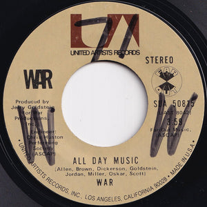 War - Get Down / All Day Music (7 inch Record / Used)