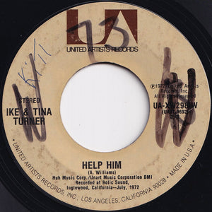 Ike & Tina Turner - Nutbush City Limits / Help Him (7 inch Record / Used)