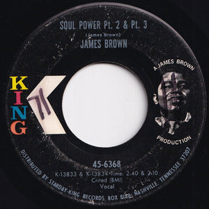 James Brown - Soul Power (Part 1) / (Part 2); (Part 3) (7 inch Record / Used)