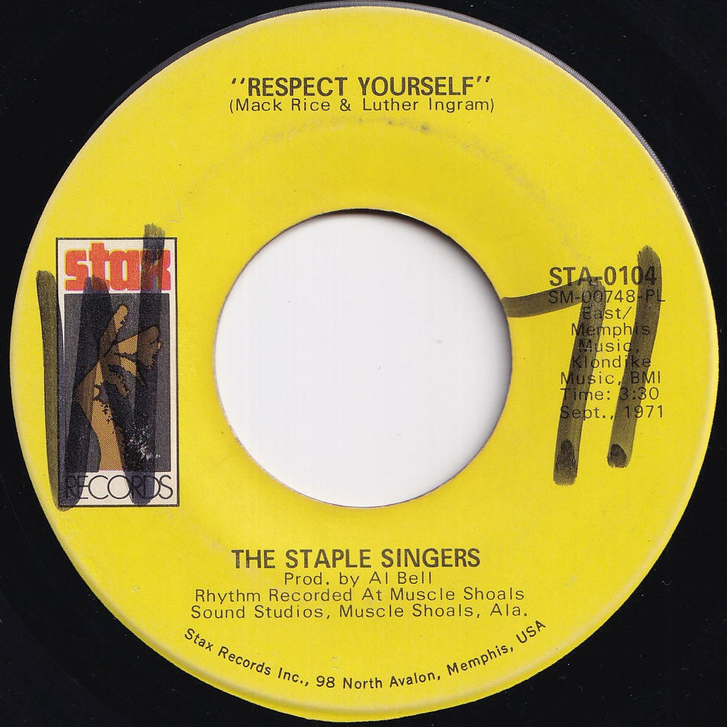 Staple Singers - Respect Yourself / You're Gonna Make Me Cry (7 inch Record / Used)