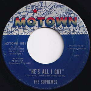 Supremes - Love Is Like An Itching In My Heart / He's All I Got (7 inch Record / Used)
