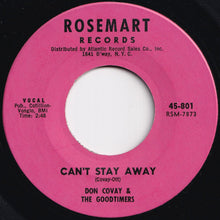 Load image into Gallery viewer, Don Covay And The Goodtimers - Mercy, Mercy / Can&#39;t Stay Away (7 inch Record / Used)

